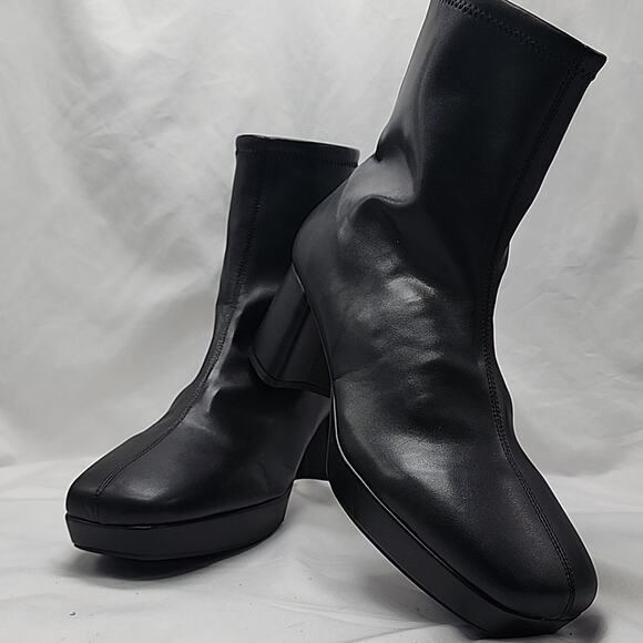 ●AEROSOLE●NEW●🚨●SUSEX●BLACK● MID CALF BOOT●DIAMOND FLEX SOLE●LADIES●NWOB🔥 - Picture 12 of 16